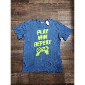 NEW The Children's Place Boy's Short Sleeve T-Shirt size XXL 16 Play Win Repeat